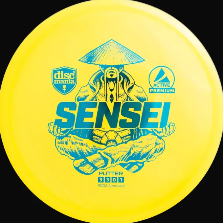 Active Premium Putter Sensei Yellow, putter frisbeegolf - Discgolf - Active Premium Putter Sensei Yellow, putter frisbeegolf