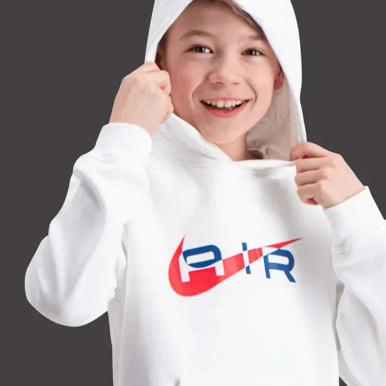 Air Pullover Fleece Hoodie, huvtröja, junior - Fritidströjor - Air Pullover Fleece Hoodie, huvtröja, junior