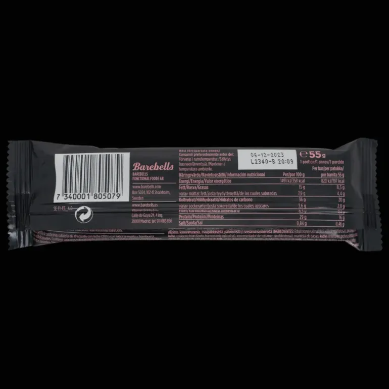 Barebells Soft Bar Berry Licorice, proteinbar - Proteinbars - Barebells Soft Bar Berry Licorice, proteinbar