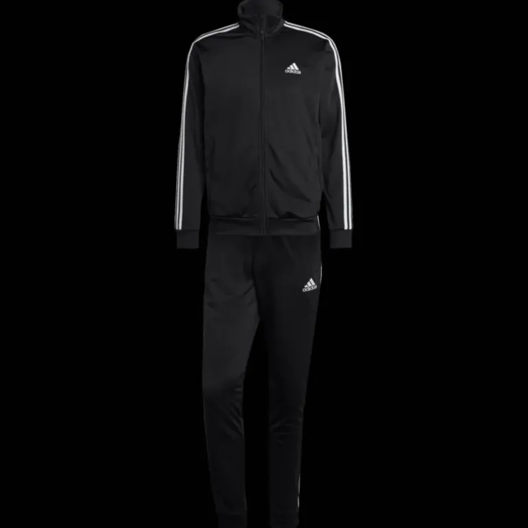Basic 3-Stripes Tricot Tracksuit, joggingdress, herr - Fritidsbyxor - Basic 3-Stripes Tricot Tracksuit, joggingdress, herr