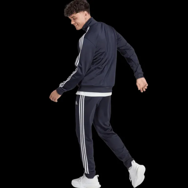 Basic 3-Stripes Tricot Tracksuit, joggingdress, herr - Fritidsbyxor - Basic 3-Stripes Tricot Tracksuit, joggingdress, herr