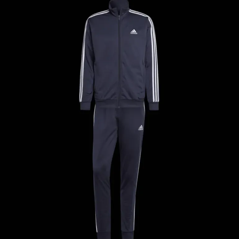 Basic 3-Stripes Tricot Tracksuit, joggingdress, herr - Fritidsbyxor - Basic 3-Stripes Tricot Tracksuit, joggingdress, herr