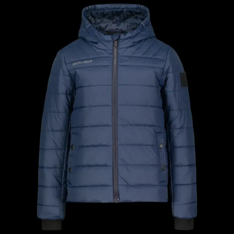 Bauer Supreme Hooded Puffer Jkt -Yth 23/24 - T-Shirts & Shorts - Bauer Supreme Hooded Puffer Jkt -Yth 23/24