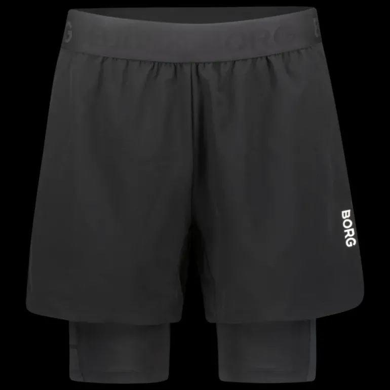 Borg 2 in 1 Shorts, träningsshorts, herr - Träningsshorts - Borg 2 in 1 Shorts, träningsshorts, herr