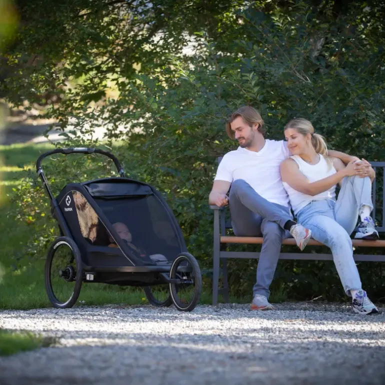 Breeze double (incl bicycle arm & stroller wheel), cykelvagn, barnvagn, joggingvagn - Vagnar - Breeze double (incl bicycle arm & stroller wheel), cykelvagn, barnvagn, joggingvagn