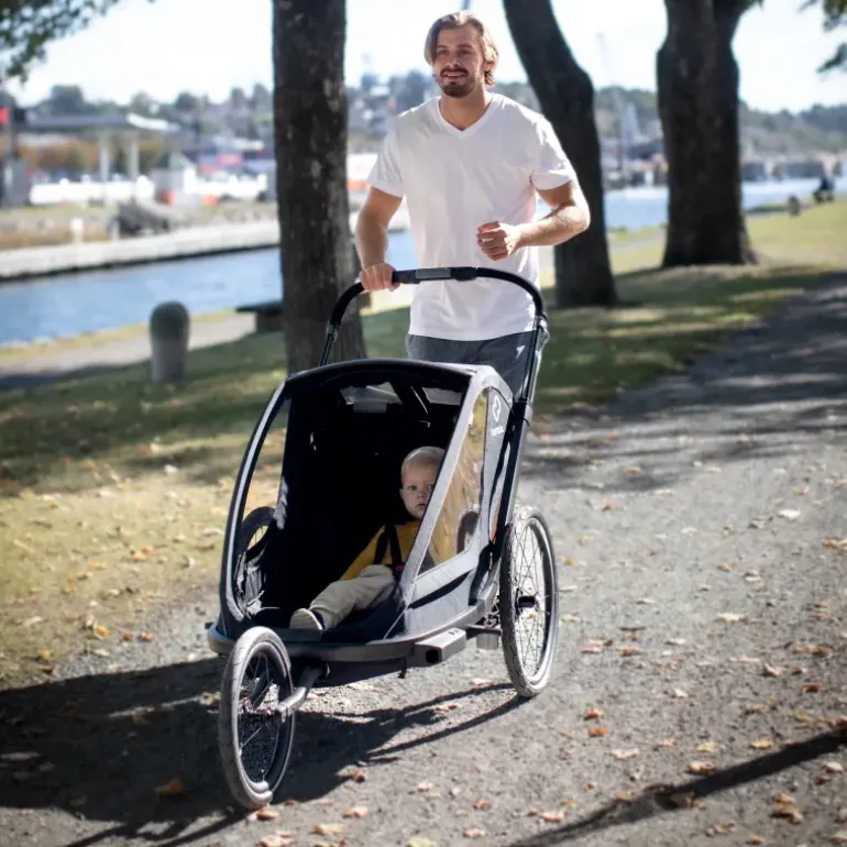 Breeze double (incl bicycle arm & stroller wheel), cykelvagn, barnvagn, joggingvagn - Vagnar - Breeze double (incl bicycle arm & stroller wheel), cykelvagn, barnvagn, joggingvagn