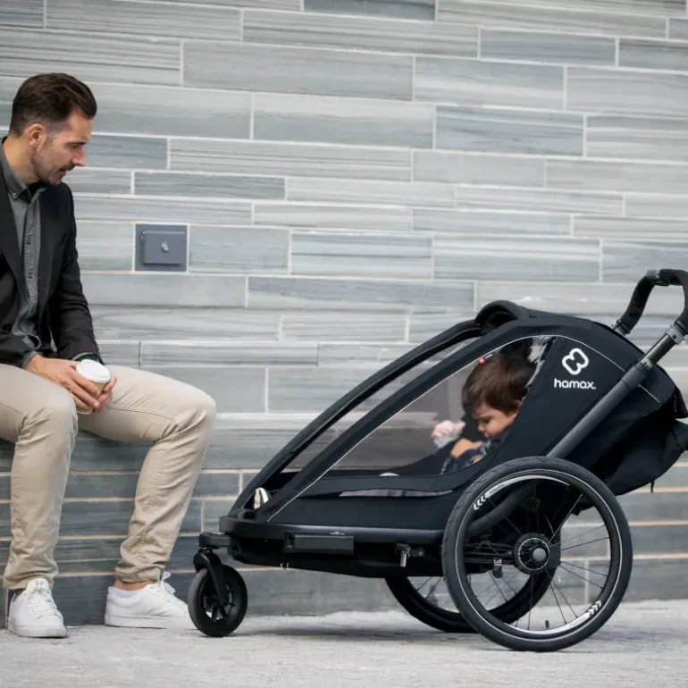 Breeze double (incl bicycle arm & stroller wheel), cykelvagn, barnvagn, joggingvagn - Vagnar - Breeze double (incl bicycle arm & stroller wheel), cykelvagn, barnvagn, joggingvagn