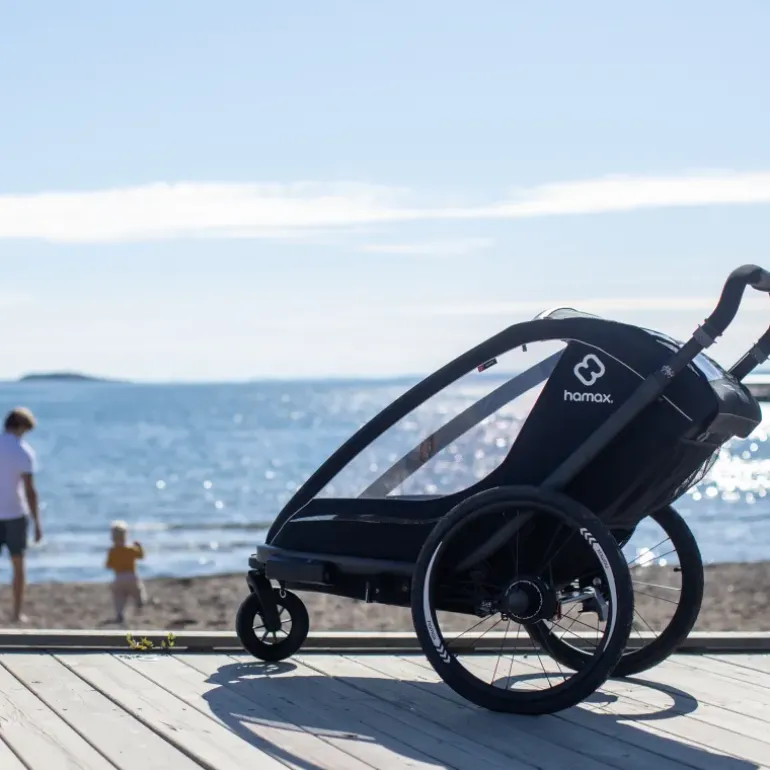 Breeze double (incl bicycle arm & stroller wheel), cykelvagn, barnvagn, joggingvagn - Vagnar - Breeze double (incl bicycle arm & stroller wheel), cykelvagn, barnvagn, joggingvagn