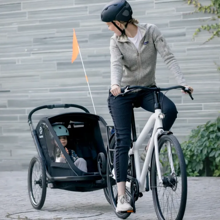Breeze double (incl bicycle arm & stroller wheel), cykelvagn, barnvagn, joggingvagn - Vagnar - Breeze double (incl bicycle arm & stroller wheel), cykelvagn, barnvagn, joggingvagn