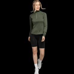 Brushed Halfzip, träningströja, dam - Träningströjor - Brushed Halfzip, träningströja, dam