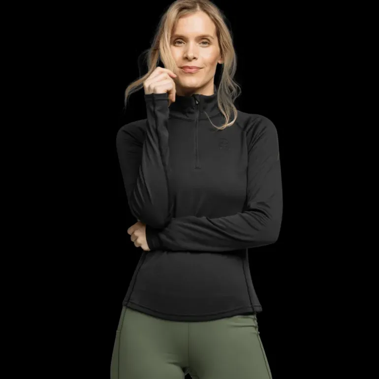 Brushed Halfzip, träningströja, dam - Träningströjor - Brushed Halfzip, träningströja, dam