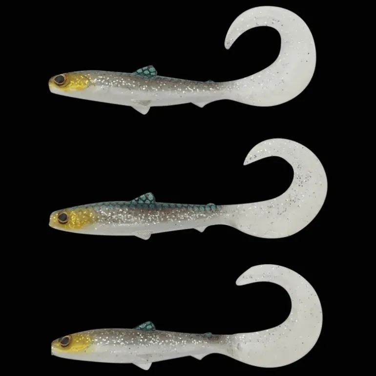 BullTeez Curltail 8cm 3g 3pcs, softbait - Softbait - BullTeez Curltail 8cm 3g 3pcs, softbait