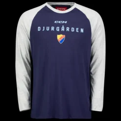 CCM Djurgårdens IF Long Sleeve Baseball Tee, t-shirt herr - Djurgårdens If - CCM Djurgårdens IF Long Sleeve Baseball Tee, t-shirt herr