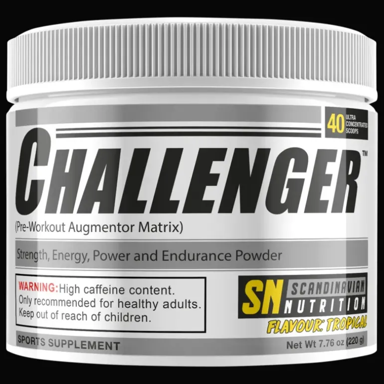 Challenger (Tropical (220g), pre-workout-pulver - Pre-Workout - Challenger (Tropical (220g), pre-workout-pulver