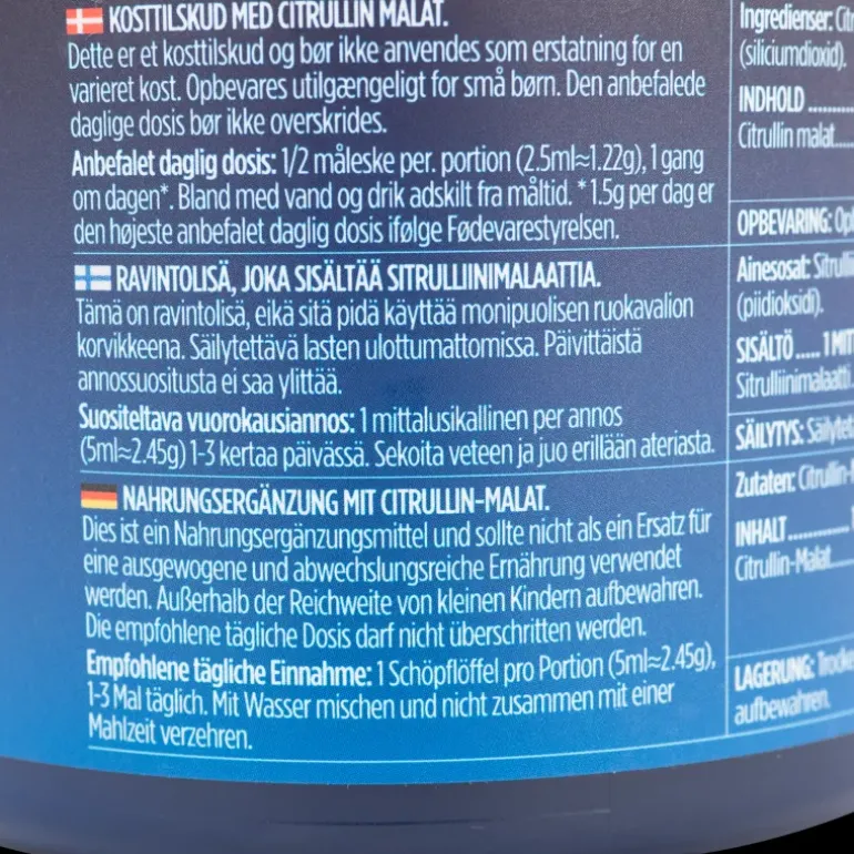 Citrulin Malat, kosttillskott - Hälsokost - Citrulin Malat, kosttillskott