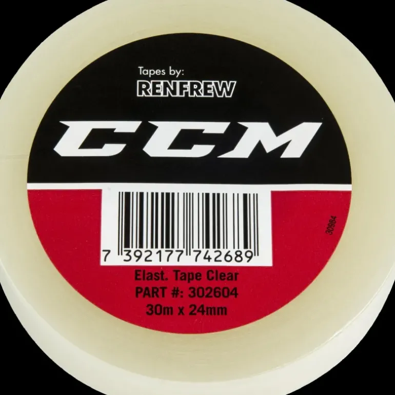 Clear Shin Tape 2 4 mm X 30 m 23/24, hockeytejp - Tillbehör Hockey - Clear Shin Tape 2 4 mm X 30 m 23/24, hockeytejp