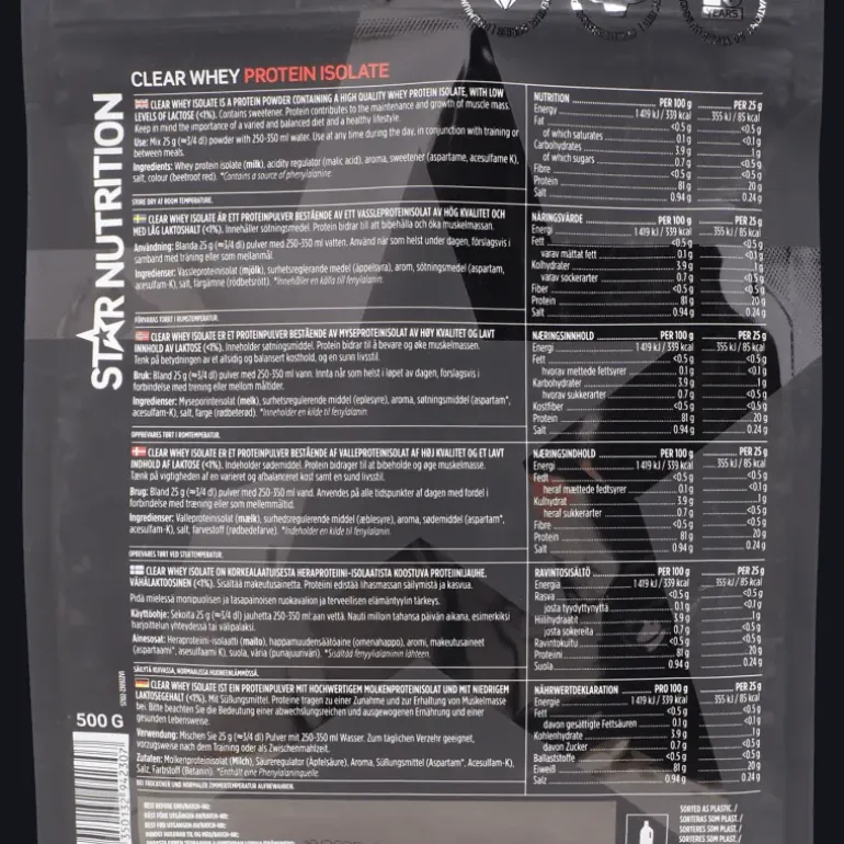 Clear Whey 500g, proteinpulver - Proteiner - Clear Whey 500g, proteinpulver