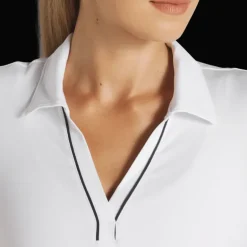 Cloudspun Piped Short-Sleeve Polo, pikétröja, golf, dam - Golfpikeer - Cloudspun Piped Short-Sleeve Polo, pikétröja, golf, dam