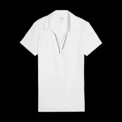 Cloudspun Piped Short-Sleeve Polo, pikétröja, golf, dam - Golfpikeer - Cloudspun Piped Short-Sleeve Polo, pikétröja, golf, dam