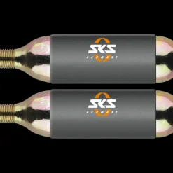 CO2 Cartridge w/threads 24 g 2 pk, tryckluftspatroner - Cykelpump - CO2 Cartridge w/threads 24 g 2 pk, tryckluftspatroner