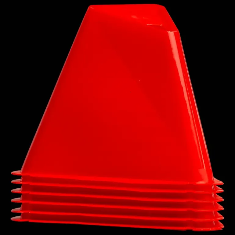 Cone sets 6-pack, markeringskon - Fotbollstillbehör - Cone sets 6-pack, markeringskon