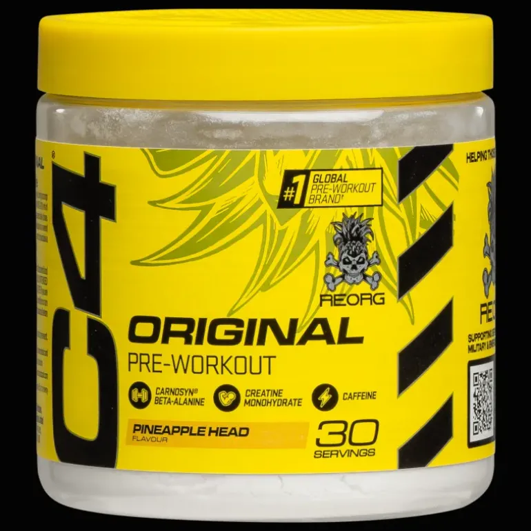 C4 Original Pineapple Head, pre-workout-pulver - Pre-Workout - C4 Original Pineapple Head, pre-workout-pulver