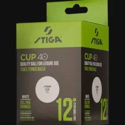 Cup Vit, 12-pack, bordtennisbollar - Tillbehör Bordtennis - Cup Vit, 12-pack, bordtennisbollar