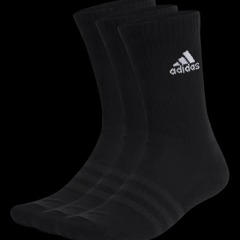 Cushioned Crew Socks 3 Pairs, tennisstrumpor, unisex - Strumpor - Cushioned Crew Socks 3 Pairs, tennisstrumpor, unisex