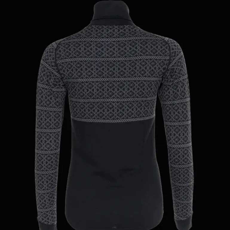 Dalen 2-layer Wool Polo Zip, ulltröja, dam - Överdelar Ull Dam - Dalen 2-layer Wool Polo Zip, ulltröja, dam