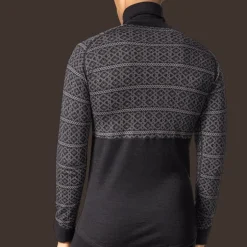 Dalen 2-layer Wool Polo Zip, ulltröja, herr - Överdelar Ull Herr - Dalen 2-layer Wool Polo Zip, ulltröja, herr