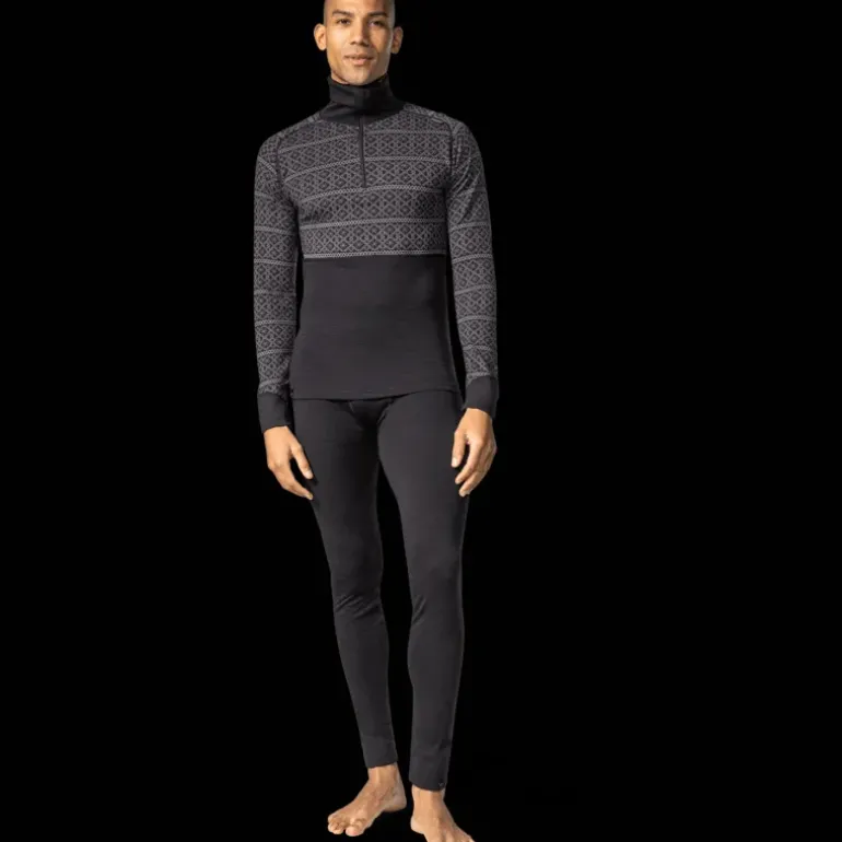Dalen 2-layer Wool Polo Zip, ulltröja, herr - Överdelar Ull Herr - Dalen 2-layer Wool Polo Zip, ulltröja, herr