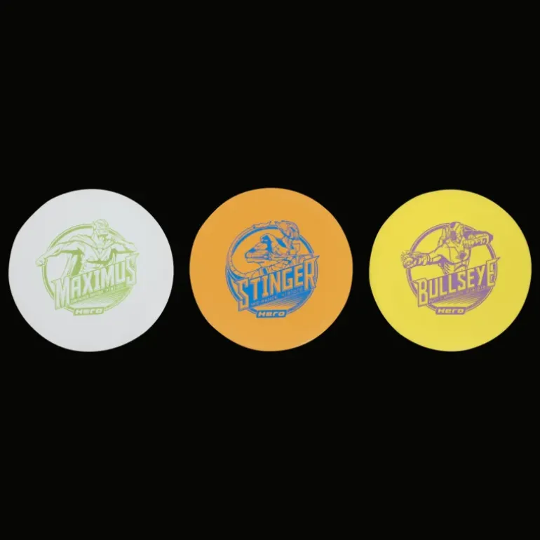 3 Disc Golf Starter Set, start-kit för frisbeegolf - - 3 Disc Golf Starter Set, start-kit för frisbeegolf