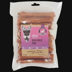 Duck rolls 400 g, tuggpinne till hund - Mat & Matskålar - Duck rolls 400 g, tuggpinne till hund