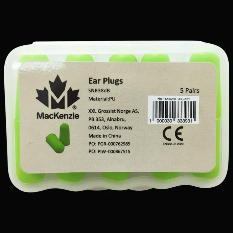 Ear Plugs 38dB, formbara öronproppar - Hörselskydd - Ear Plugs 38dB, formbara öronproppar