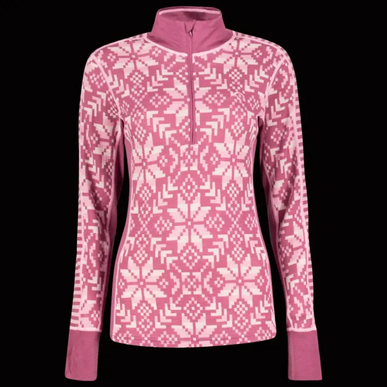 Else Half Zip, underställströja dam - Överdelar Ull Dam - Else Half Zip, underställströja dam