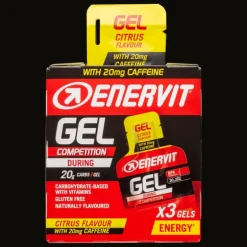 E.sport Gel 3-pack Citrus W/ Caff 3x25ml, gel - Gels - E.sport Gel 3-pack Citrus W/ Caff 3x25ml, gel