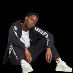Essential Fleece 3-Stripes Tapered Cuff Joggers, joggingbyxor, herr - Fritidsbyxor - Essential Fleece 3-Stripes Tapered Cuff Joggers, joggingbyxor, herr