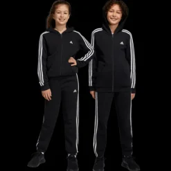 Essentials 3-Stripes Fleece Joggers, junior - Fritidsbyxor - Essentials 3-Stripes Fleece Joggers, junior