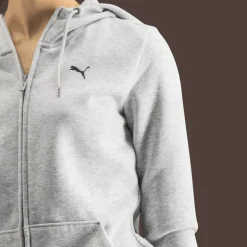 ESS Small Logo Full-Zip Hoodie FL, huvtröja dam - Fritidströjor - ESS Small Logo Full-Zip Hoodie FL, huvtröja dam