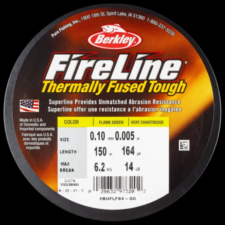 Fireline 150m Flame Green - Fiskelina- & Tafs - Fireline 150m Flame Green