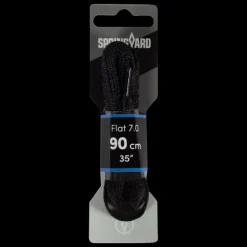 Flat 7.0 Black 90cm, skosnören - Skosnören - Flat 7.0 Black 90cm, skosnören