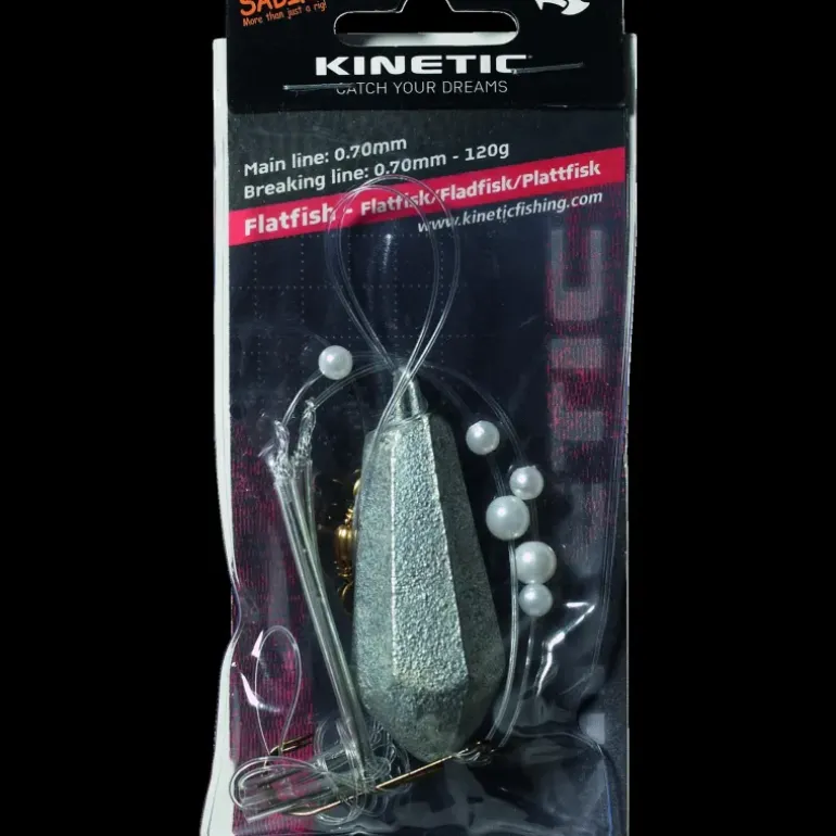 Flatfish 120 g, tackel - Lekande & Fjäderringar - Flatfish 120 g, tackel
