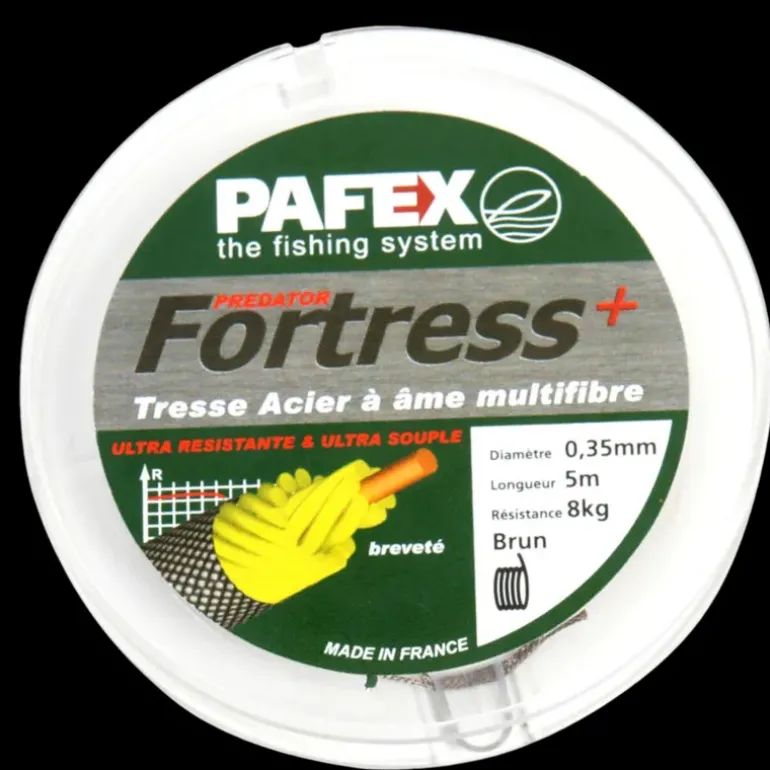 FORTRESS + Leader 5M, 5Kg - Fiskelina- & Tafs - FORTRESS + Leader 5M, 5Kg