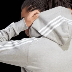 French Terry 3-Stripes Full-Zip Hoodie, huvjacka, herr - Hoodtröjor - French Terry 3-Stripes Full-Zip Hoodie, huvjacka, herr