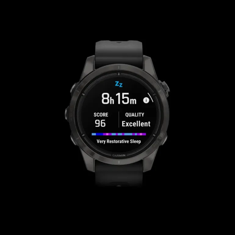 Garmin epix Pro (Gen 2) – Sapphire Edition 42mm, Carbon Gray, smartklocka med AMOLED-skärm, unisex - Pulsklocka - Garmin epix Pro (Gen 2) – Sapphire Edition 42mm, Carbon Gray, smartklocka med AMOLED-skärm, unisex