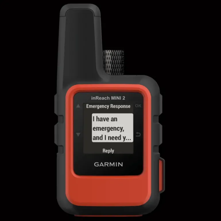Garmin inReach Mini 2,Flame Red, GPS med satellitkommunikation - Handhållen Gps - Garmin inReach Mini 2,Flame Red, GPS med satellitkommunikation