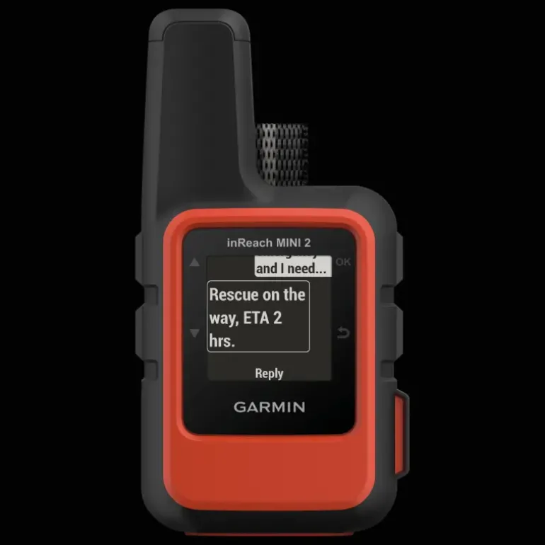 Garmin inReach Mini 2,Flame Red, GPS med satellitkommunikation - Handhållen Gps - Garmin inReach Mini 2,Flame Red, GPS med satellitkommunikation