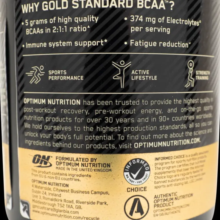 Gold Standard BCAA Train & Sustain 266 g - Aminosyror - Gold Standard BCAA Train & Sustain 266 g