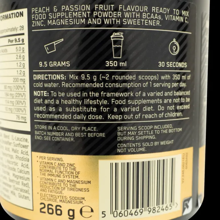 Gold Standard BCAA Train & Sustain 266 g - Aminosyror - Gold Standard BCAA Train & Sustain 266 g