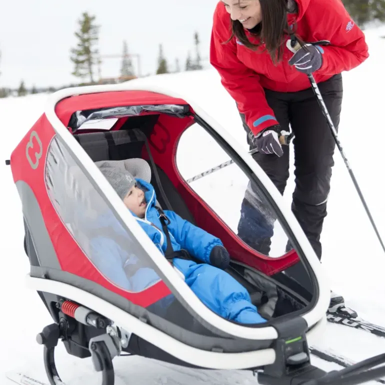 Hamax Skiing kit Outback 24/25, skidset till Outback cykelvagn - Cykelvagn & Multisportvagn - Hamax Skiing kit Outback 24/25, skidset till Outback cykelvagn